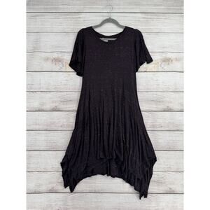 DOLAN Left Coast Anthropologie Shirt Dress Womens Medium Heathered Brown